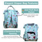Motherly Elegant Diaper Bag for Moms – Water-Resistant Maternity & Travel Bag with Multiple Pockets & Warranty