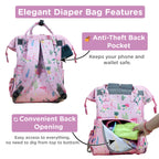 Motherly Elegant Diaper Bag for Moms – Water-Resistant Maternity & Travel Bag with Multiple Pockets & Warranty