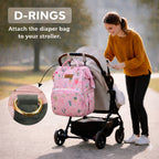 Motherly Elegant Diaper Bag for Moms – Water-Resistant Maternity & Travel Bag with Multiple Pockets & Warranty