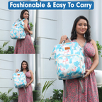 Motherly Elegant Diaper Bag for Moms – Water-Resistant Maternity & Travel Bag with Multiple Pockets & Warranty