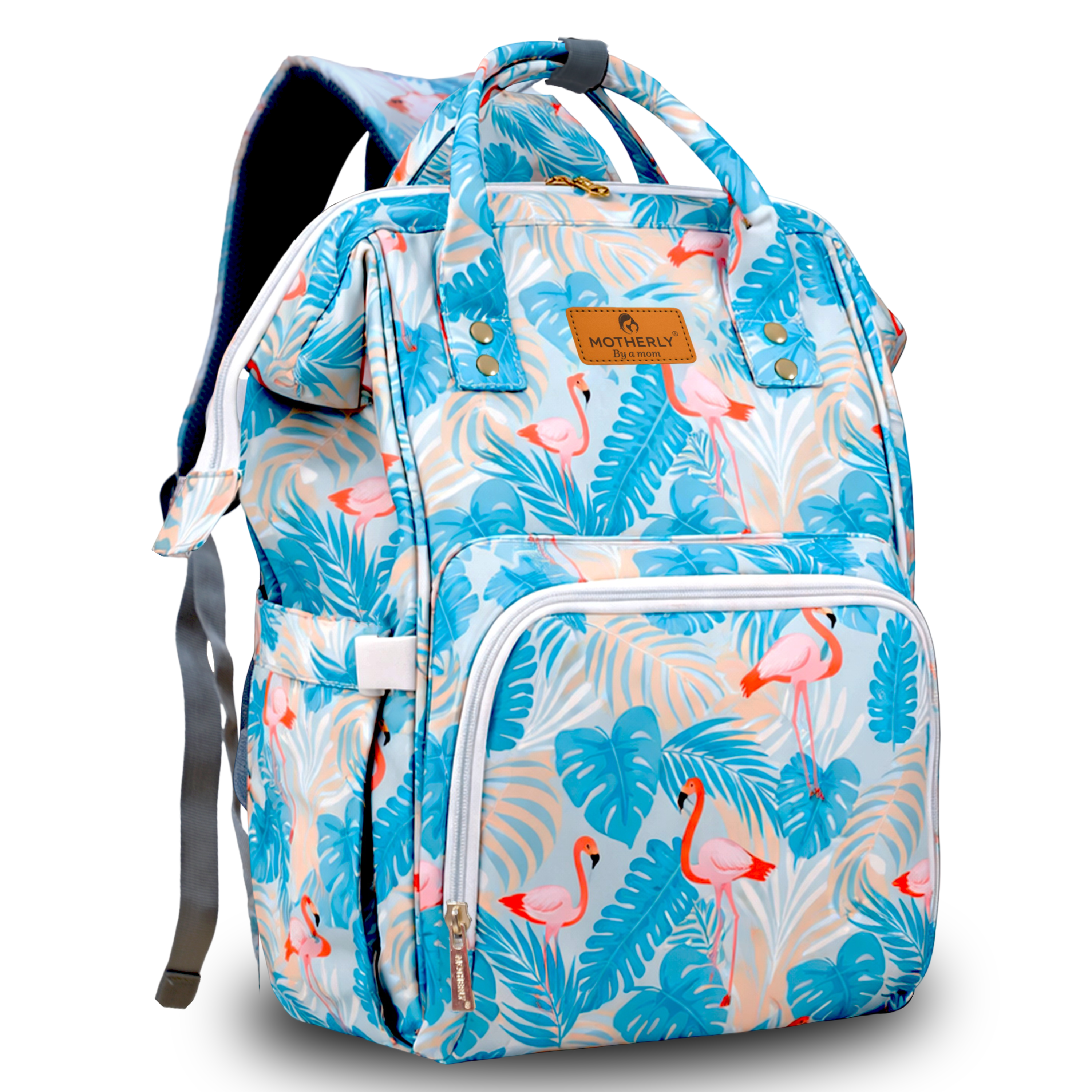 Motherly Elegant Diaper Bag for Moms – Water-Resistant Maternity & Travel Bag with Multiple Pockets & Warranty