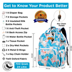 Motherly Elegant Diaper Bag for Moms – Water-Resistant Maternity & Travel Bag with Multiple Pockets & Warranty