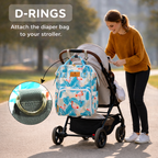Motherly Elegant Diaper Bag for Moms – Water-Resistant Maternity & Travel Bag with Multiple Pockets & Warranty