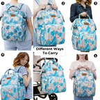 Motherly Elegant Diaper Bag for Moms – Water-Resistant Maternity & Travel Bag with Multiple Pockets & Warranty