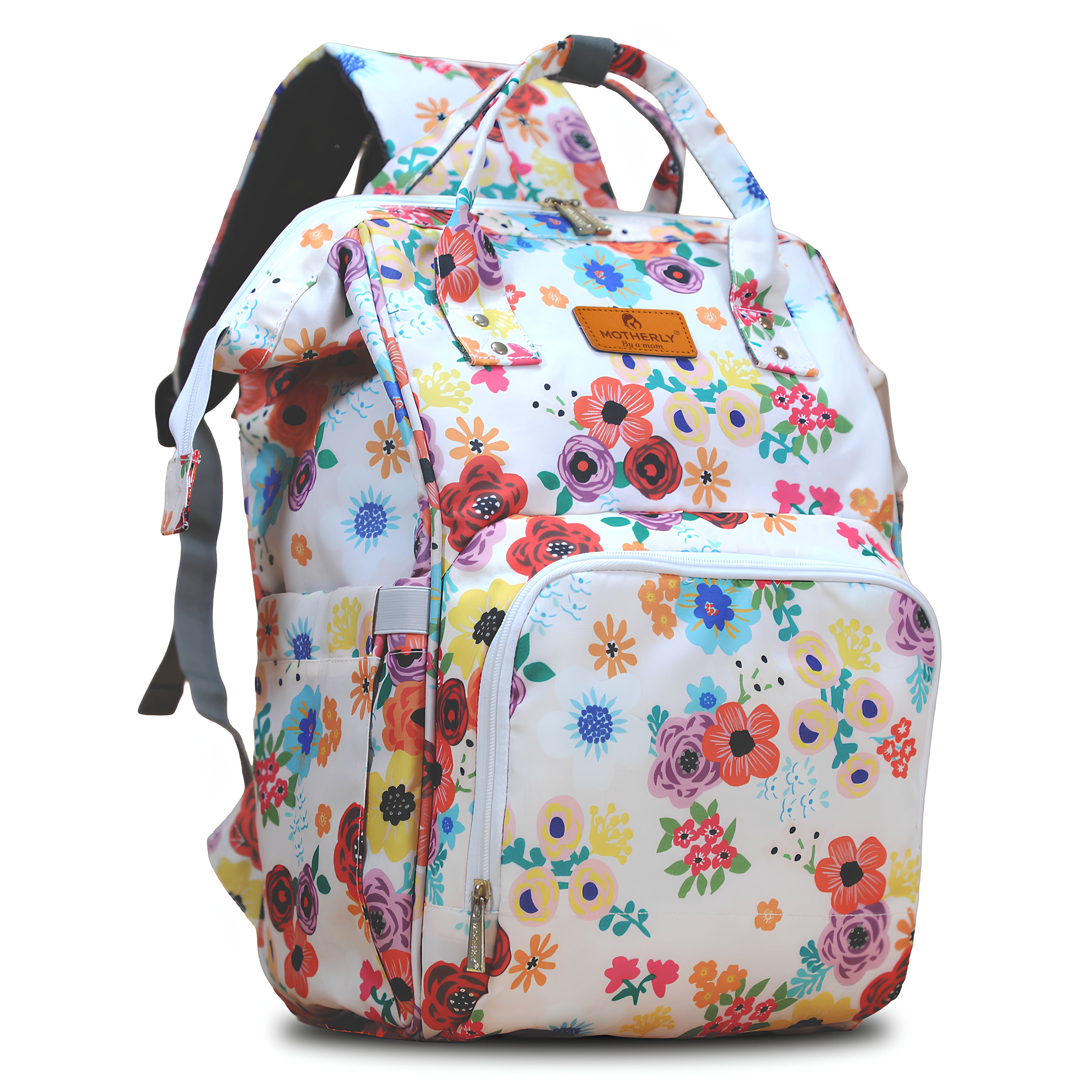 Motherly Elegant Diaper Bag for Moms – Water-Resistant Maternity & Travel Bag with Multiple Pockets & Warranty