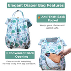 Motherly Elegant Diaper Bag for Moms – Water-Resistant Maternity & Travel Bag with Multiple Pockets & Warranty