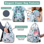 Motherly Elegant Diaper Bag for Moms – Water-Resistant Maternity & Travel Bag with Multiple Pockets & Warranty