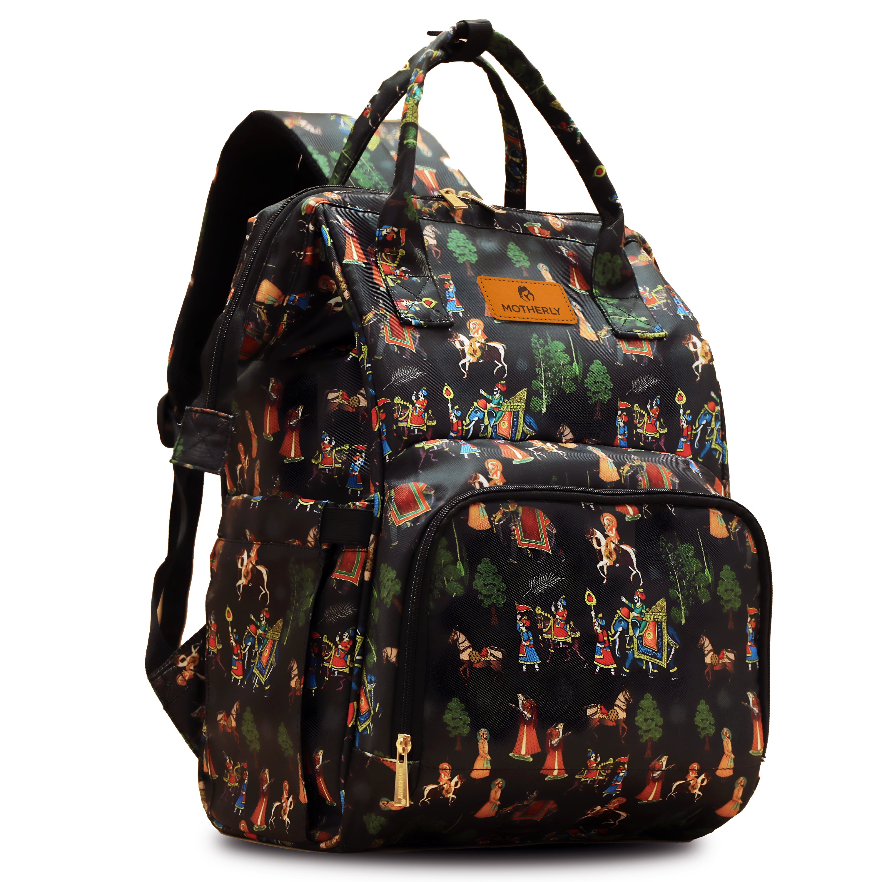 Motherly Elegant Diaper Bag for Moms – Water-Resistant Maternity & Travel Bag with Multiple Pockets & Warranty