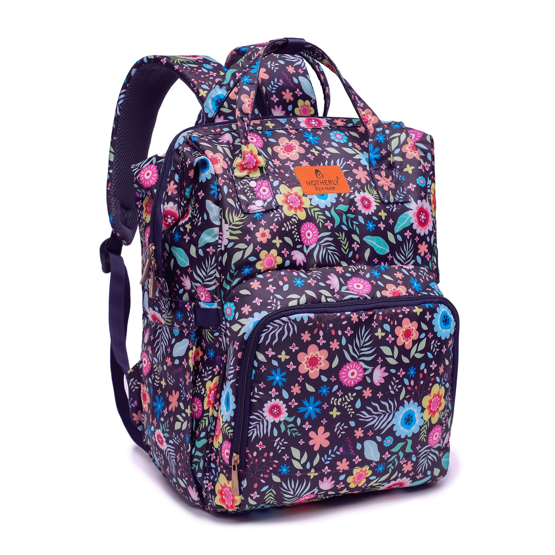 Motherly Elegant Diaper Bag for Mothers for Travel, Maternity Bag for Newborn Baby, Mothers Travelling Bag, Multipocket Water Resistant Baby Bag, Hospital Bag for Moms with Warranty