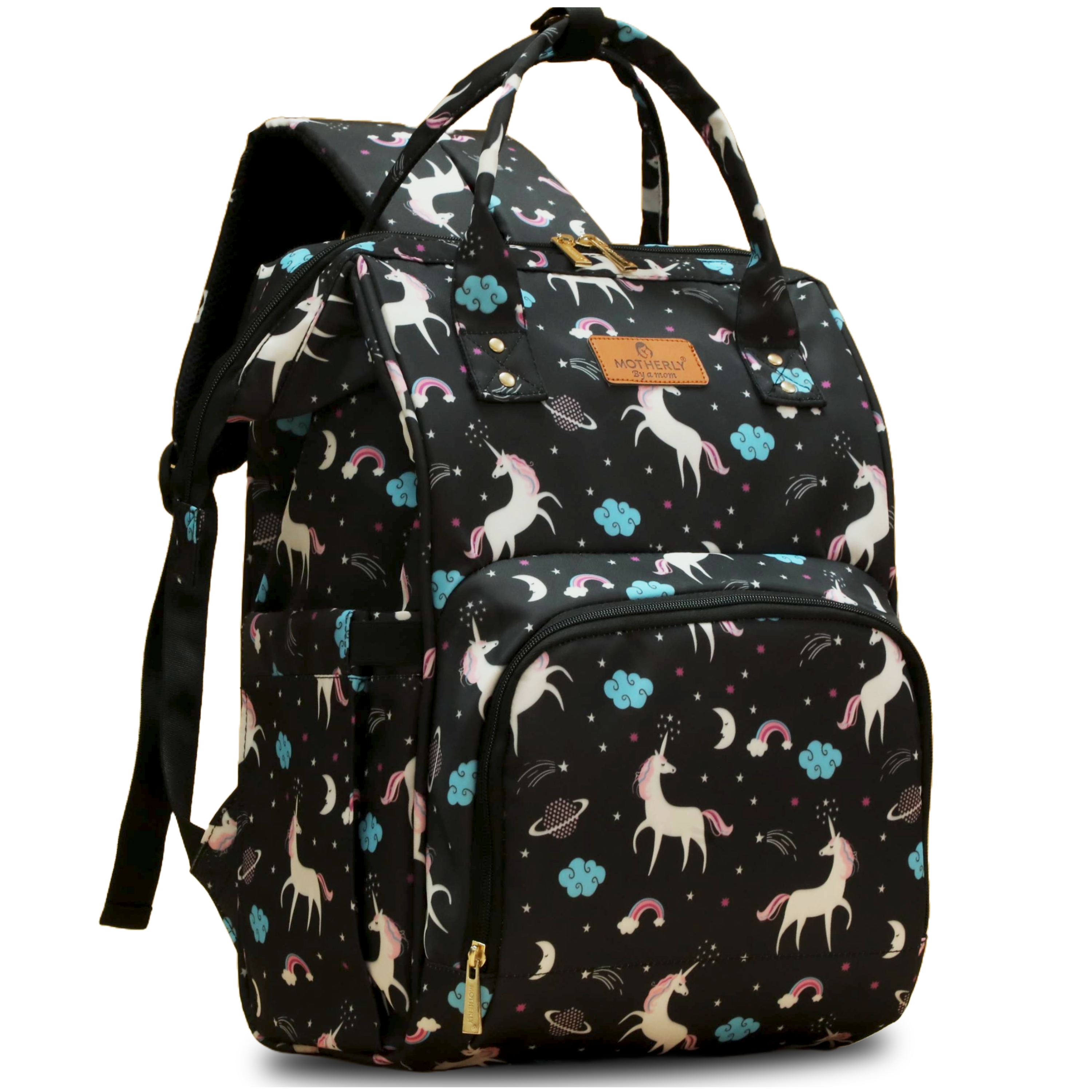 Motherly Elegant Diaper Bag for Moms – Water-Resistant Maternity & Travel Bag with Multiple Pockets & Warranty