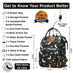 Motherly Elegant Diaper Bag for Moms – Water-Resistant Maternity & Travel Bag with Multiple Pockets & Warranty