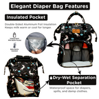 Motherly Elegant Diaper Bag for Moms – Water-Resistant Maternity & Travel Bag with Multiple Pockets & Warranty