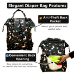 Motherly Elegant Diaper Bag for Moms – Water-Resistant Maternity & Travel Bag with Multiple Pockets & Warranty