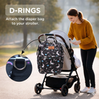 Motherly Elegant Diaper Bag for Moms – Water-Resistant Maternity & Travel Bag with Multiple Pockets & Warranty