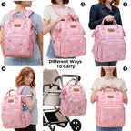 Motherly Elegant Diaper Bag for Moms – Water-Resistant Maternity & Travel Bag with Multiple Pockets & Warranty