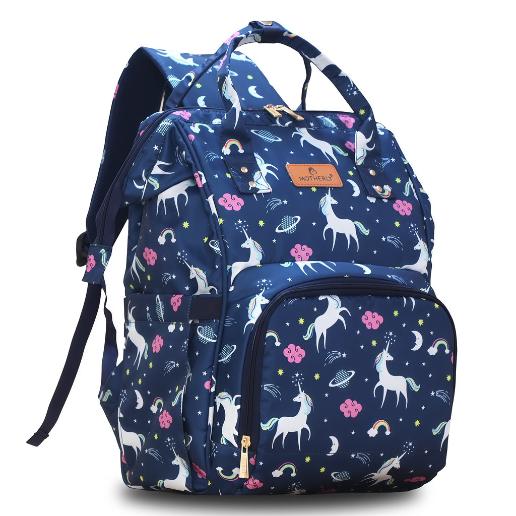 Motherly Elegant Diaper Bag for Moms – Water-Resistant Maternity & Travel Bag with Multiple Pockets & Warranty