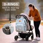 Motherly Elegant Diaper Bag for Moms – Water-Resistant Maternity & Travel Bag with Multiple Pockets & Warranty