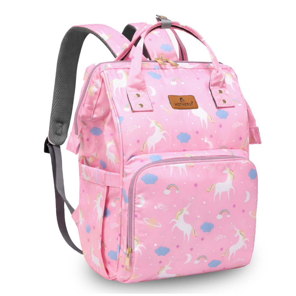 Motherly Elegant Diaper Bag for Moms – Water-Resistant Maternity & Travel Bag with Multiple Pockets & Warranty