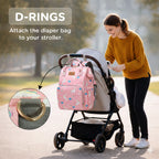 Motherly Elegant Diaper Bag for Moms – Water-Resistant Maternity & Travel Bag with Multiple Pockets & Warranty