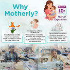 Motherly Elegant Diaper Bag for Moms – Water-Resistant Maternity & Travel Bag with Multiple Pockets & Warranty