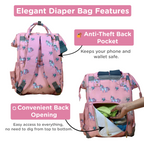 Motherly Elegant Diaper Bag for Moms – Water-Resistant Maternity & Travel Bag with Multiple Pockets & Warranty