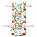 Motherly Baby Stroller Seat Cushion | Reversible and Universal Fit Pad for Strollers, High Chairs, Car Seats & Rockers | Soft, Breathable Pram Liner with Secure Straps & Safety Belt Slot - cartoon-diansour-1