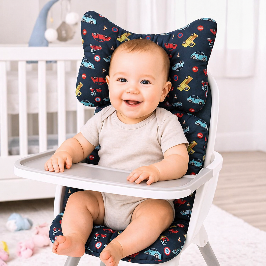 Motherly Baby Stroller Seat Cushion – Breathable, Multi-Purpose Padding for Stroller, Car Seat & High Chair