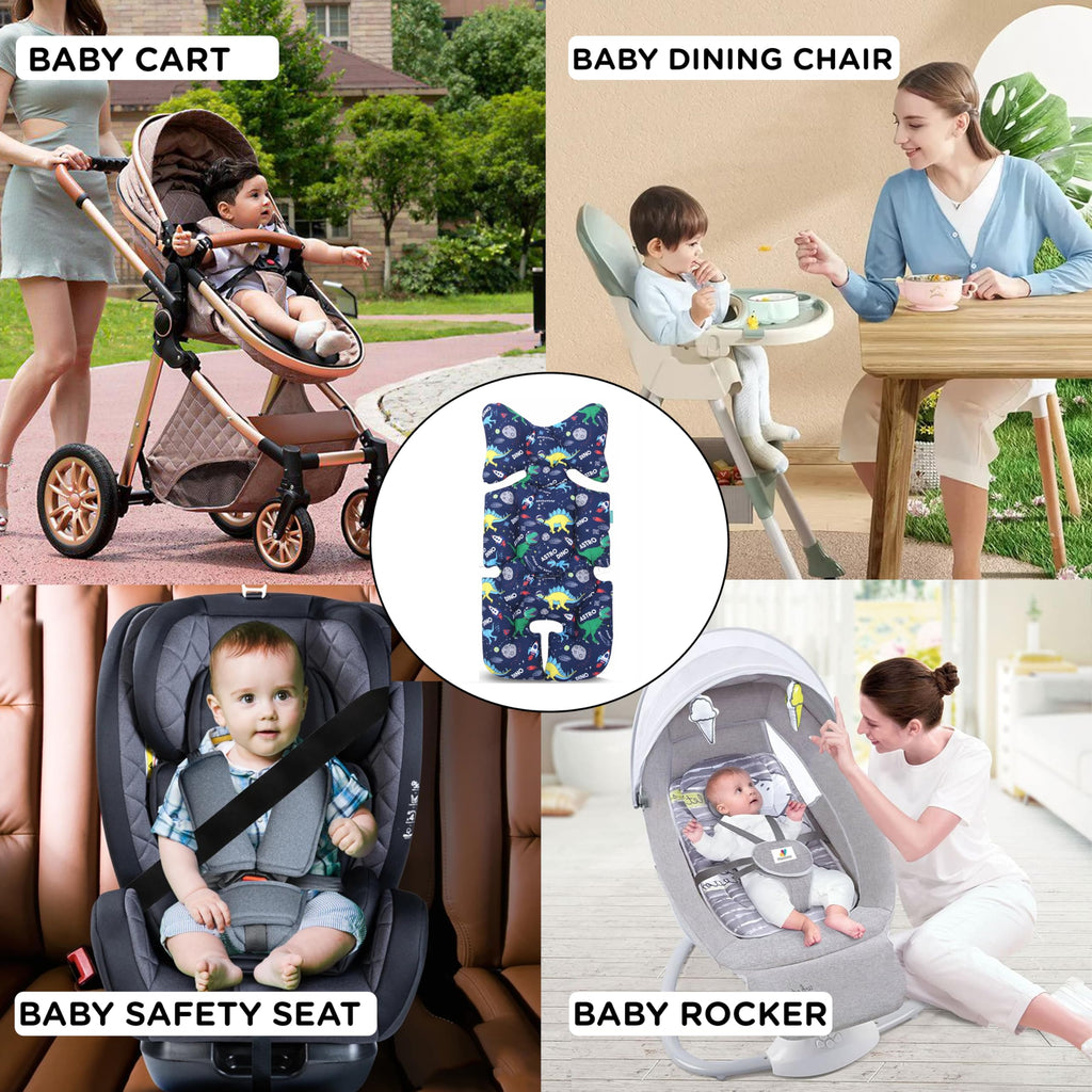 Motherly Baby Stroller Seat Cushion – Breathable, Multi-Purpose Padding for Stroller, Car Seat & High Chair