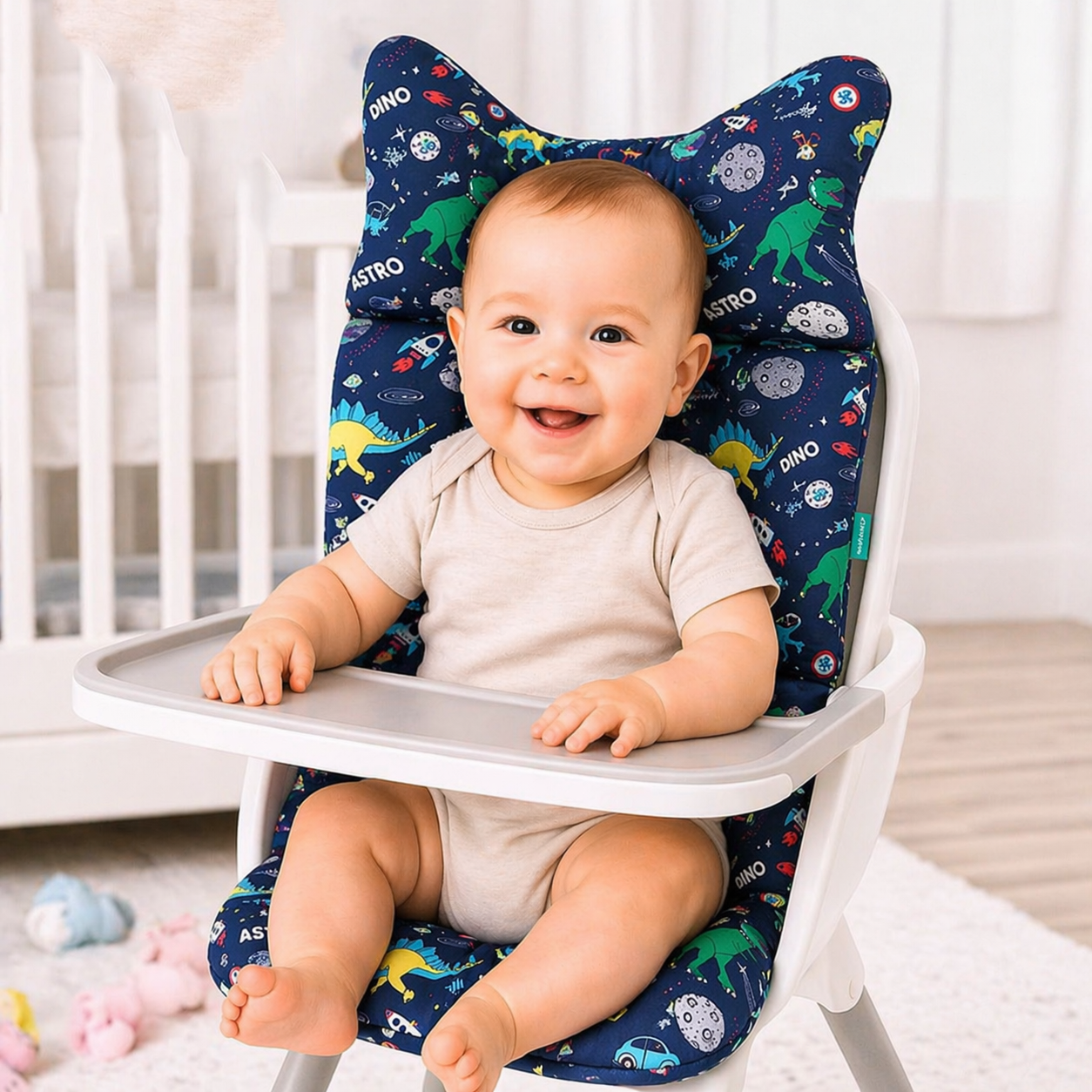 Motherly Baby Stroller Seat Cushion – Breathable, Multi-Purpose Padding for Stroller, Car Seat & High Chair