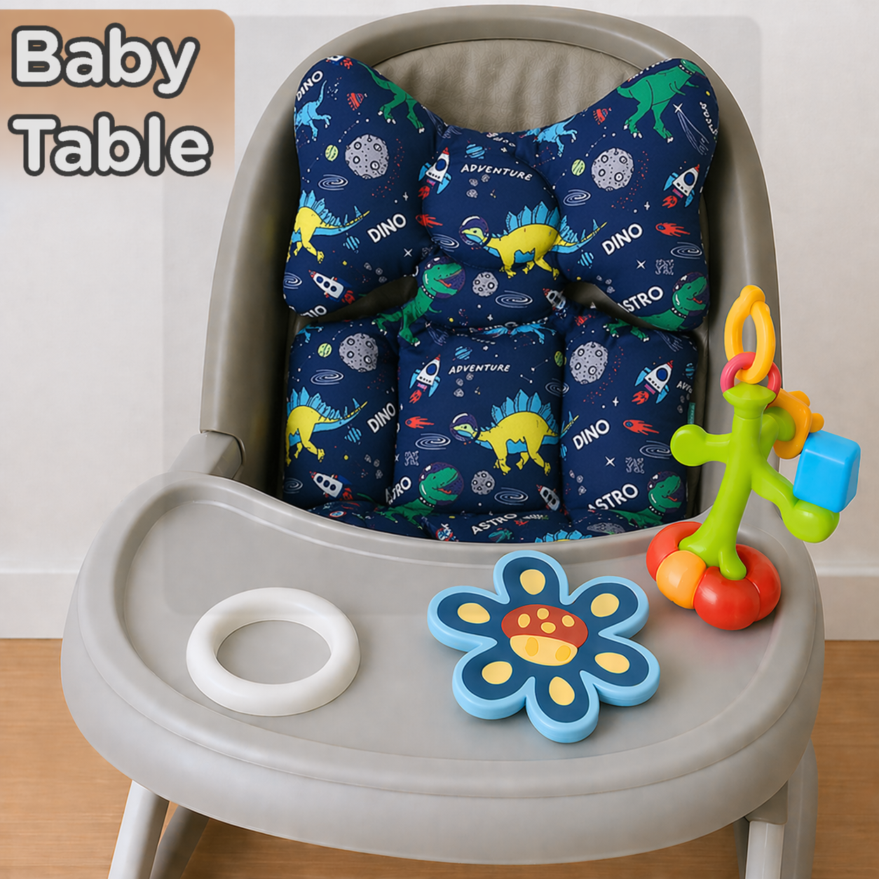 Motherly Baby Stroller Seat Cushion – Breathable, Multi-Purpose Padding for Stroller, Car Seat & High Chair