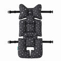 Motherly Baby Stroller Seat Cushion | Reversible and Universal Fit Pad for Strollers, High Chairs, Car Seats & Rockers | Soft, Breathable Pram Liner with Secure Straps & Safety Belt Slot - white-star