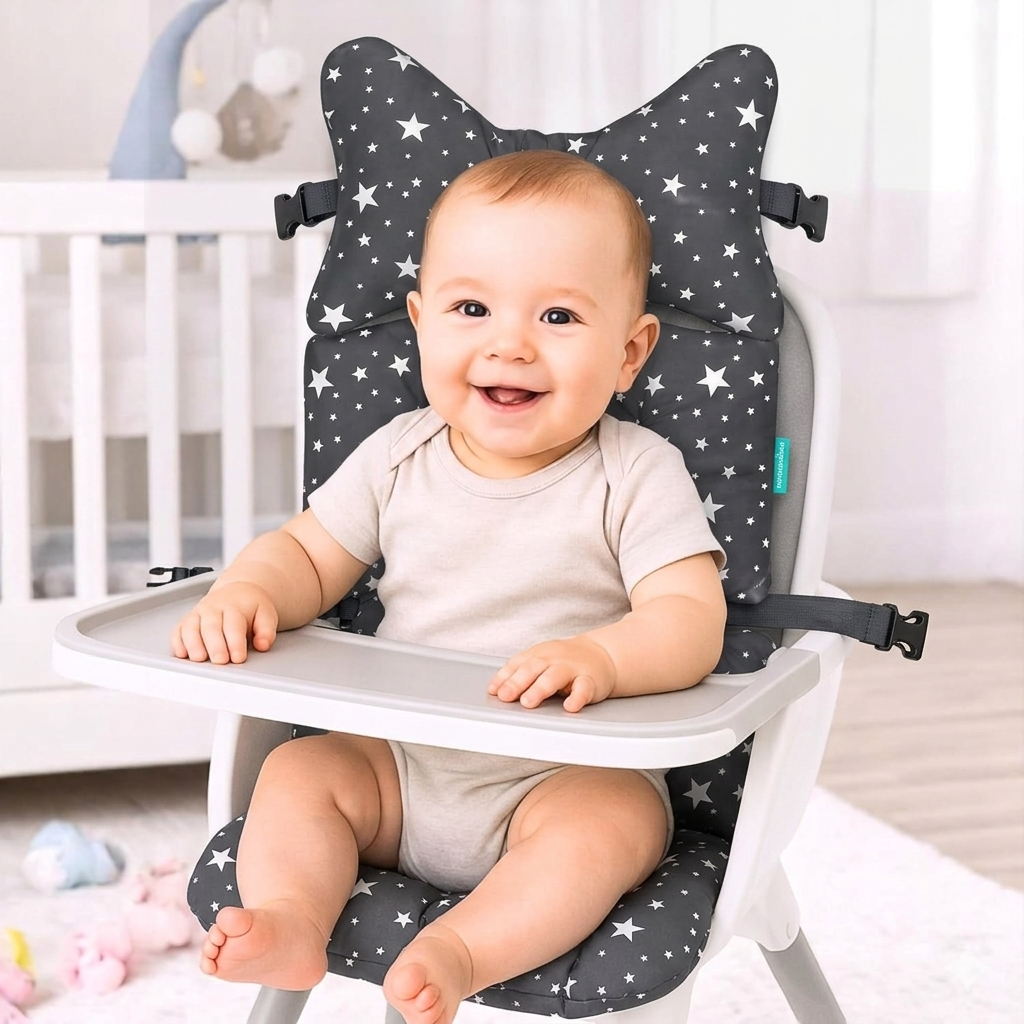 Motherly Baby Stroller Seat Cushion – Breathable, Multi-Purpose Padding for Stroller, Car Seat & High Chair