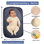 Motherly Grace Diaper Bag for Moms | Waterproof Maternity & Baby Travel Bag with Changing Mat | Large Capacity Hospital Bag for Newborn Essentials