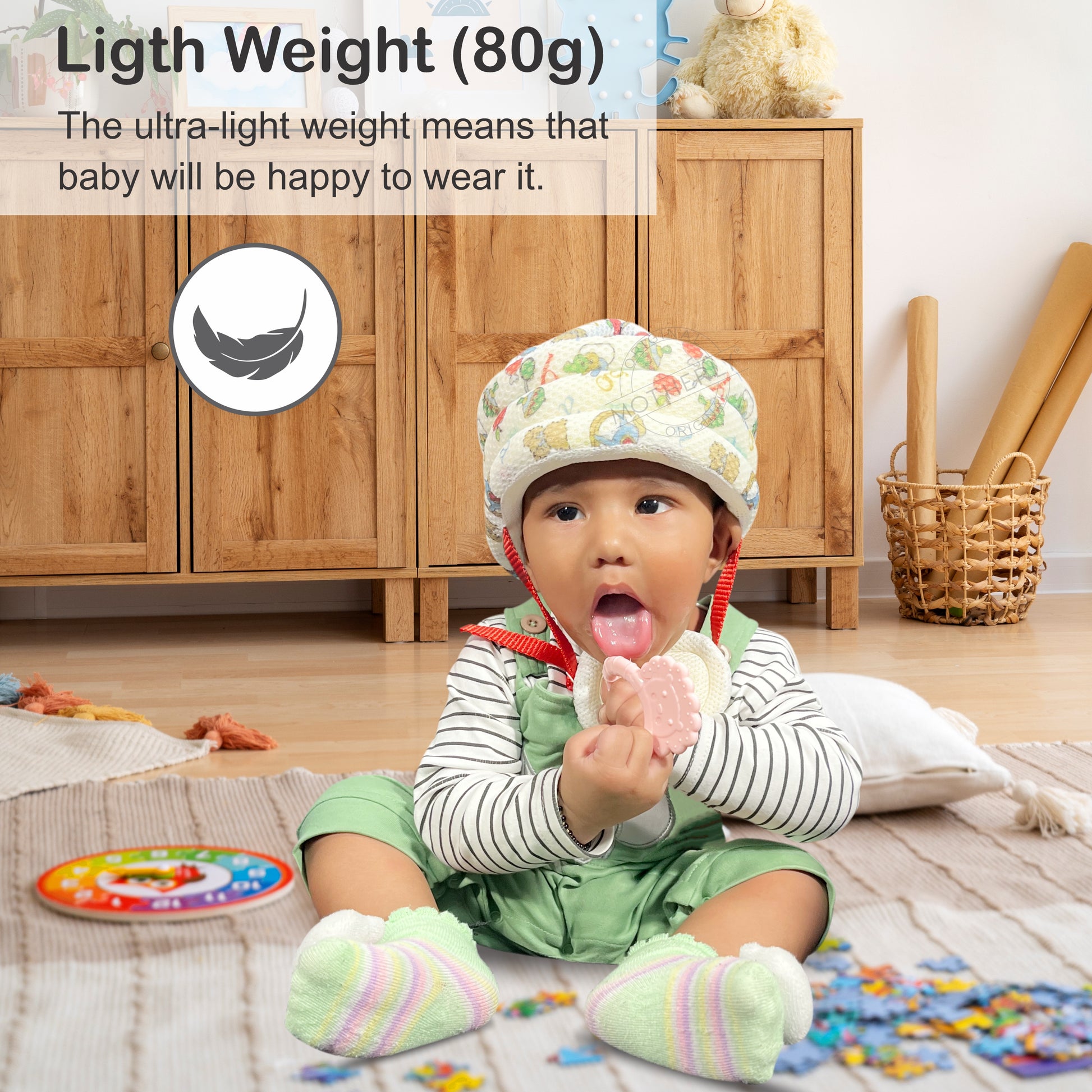 Motherly Toddler Safety Hat with Chin Strap - MOTHERLY