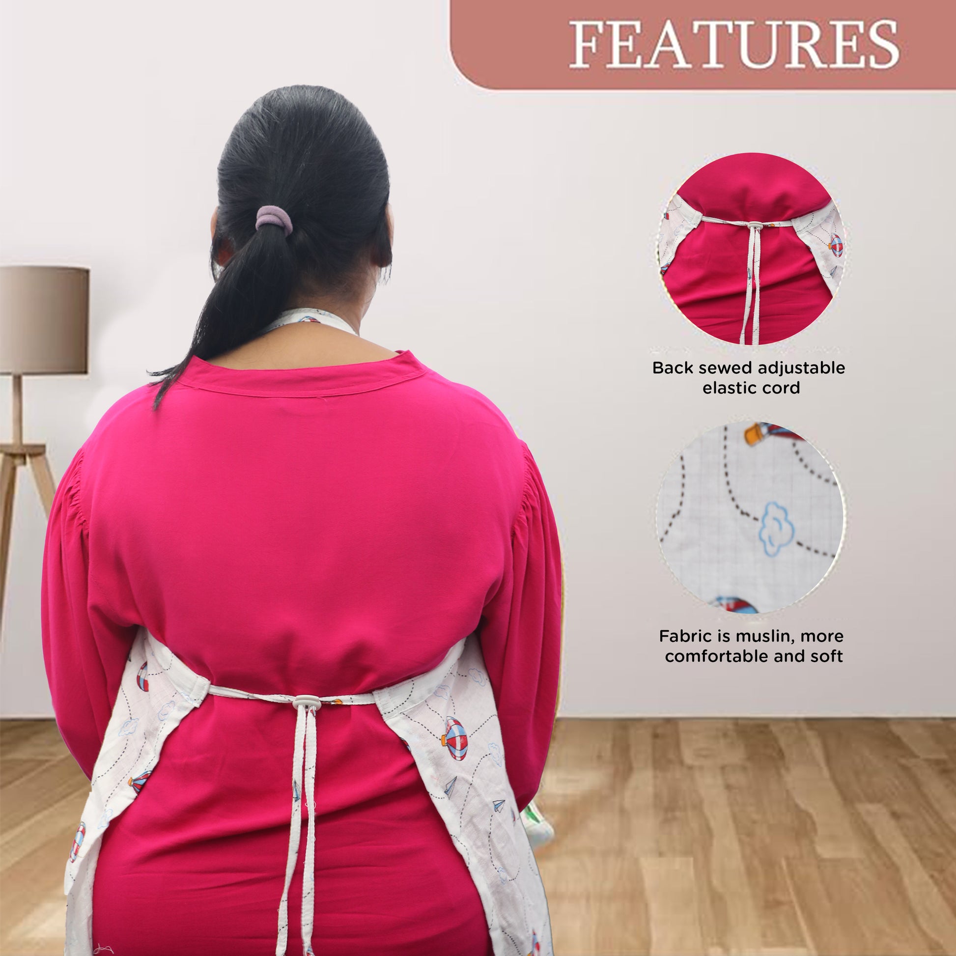 Motherly Nursing Breastfeeding Cover Scarf Cloth- Breast Feeding shawl