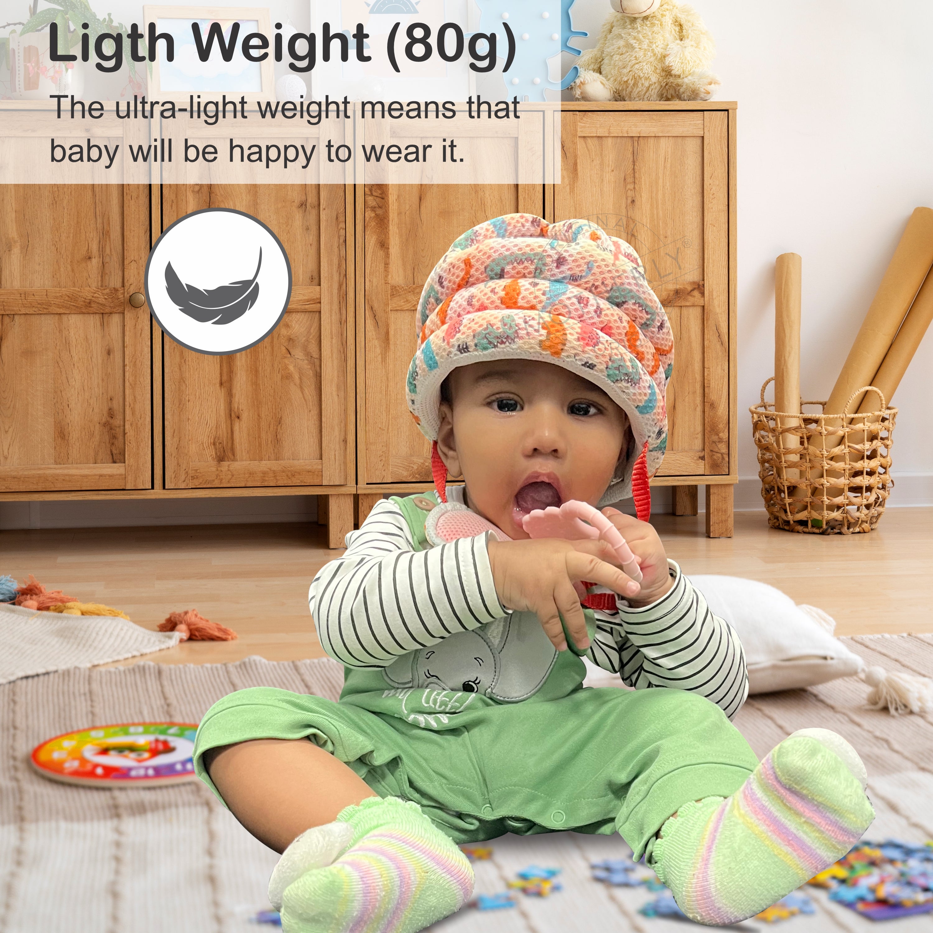 Motherly Toddler Safety Hat with Chin Strap - MOTHERLY