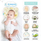 Baby Head Support Pillow Gentle Ergonomic and Comforting Design - MOTHERLY