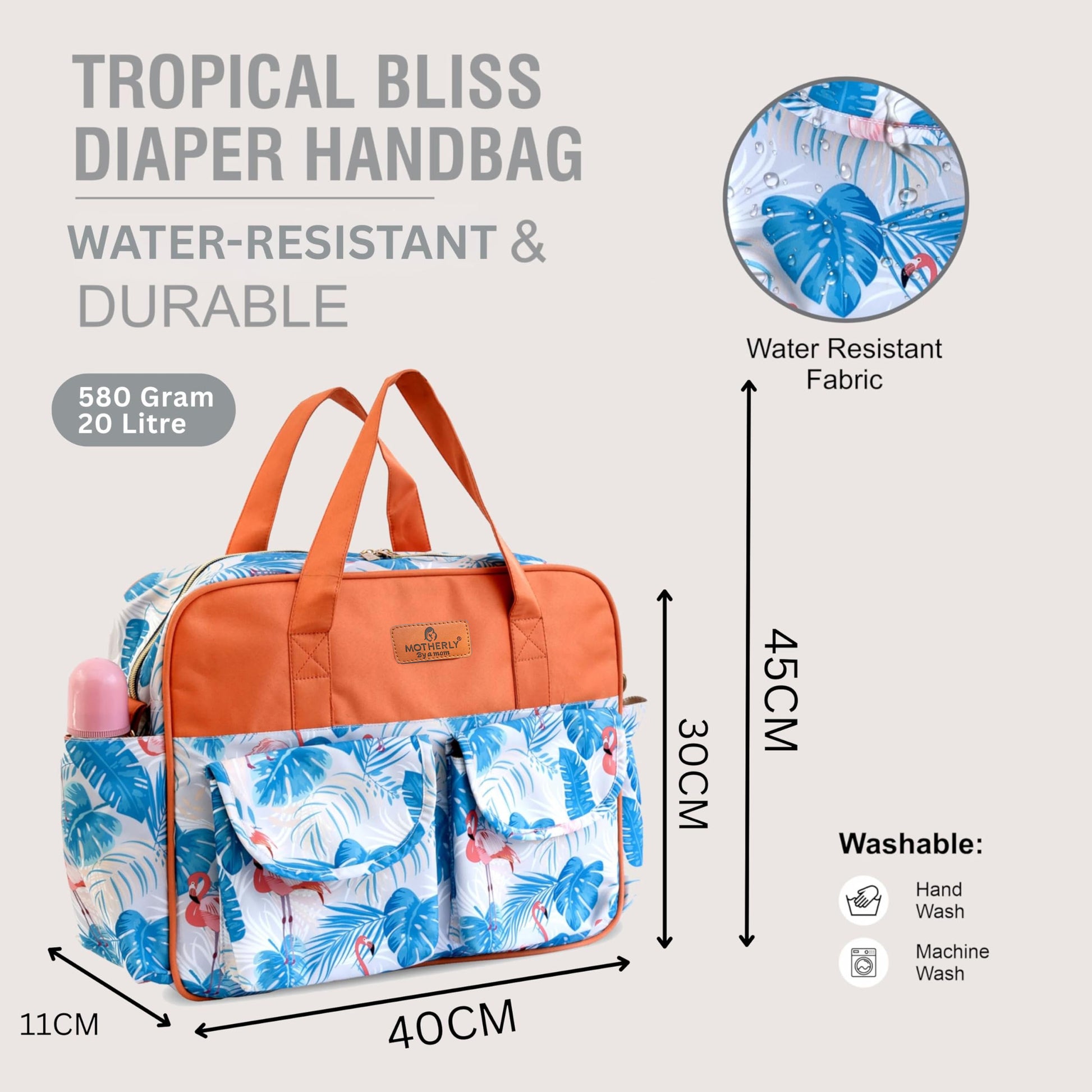 Motherly Tropical Bliss Diaper Handbag
