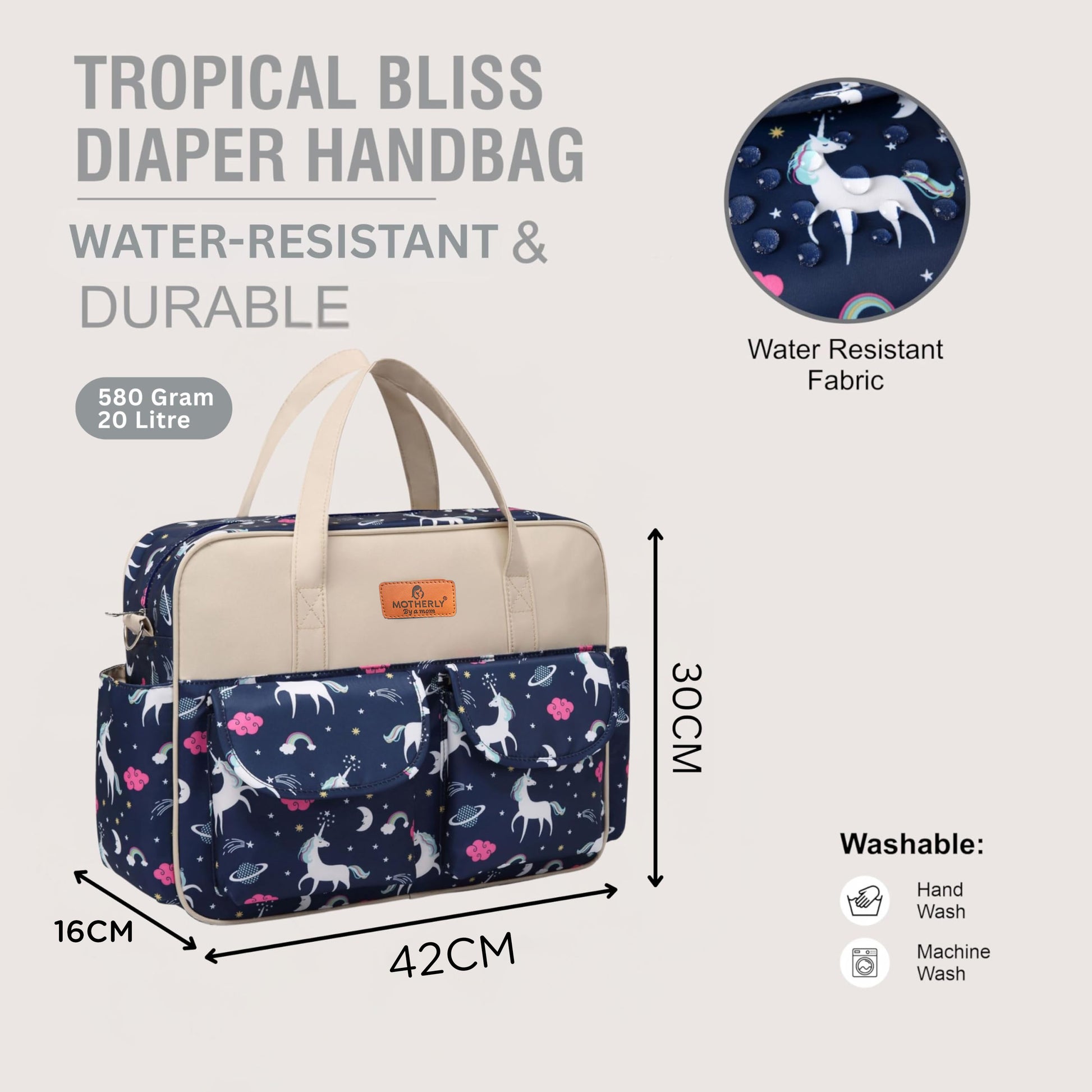 Motherly Tropical Bliss Diaper Handbag