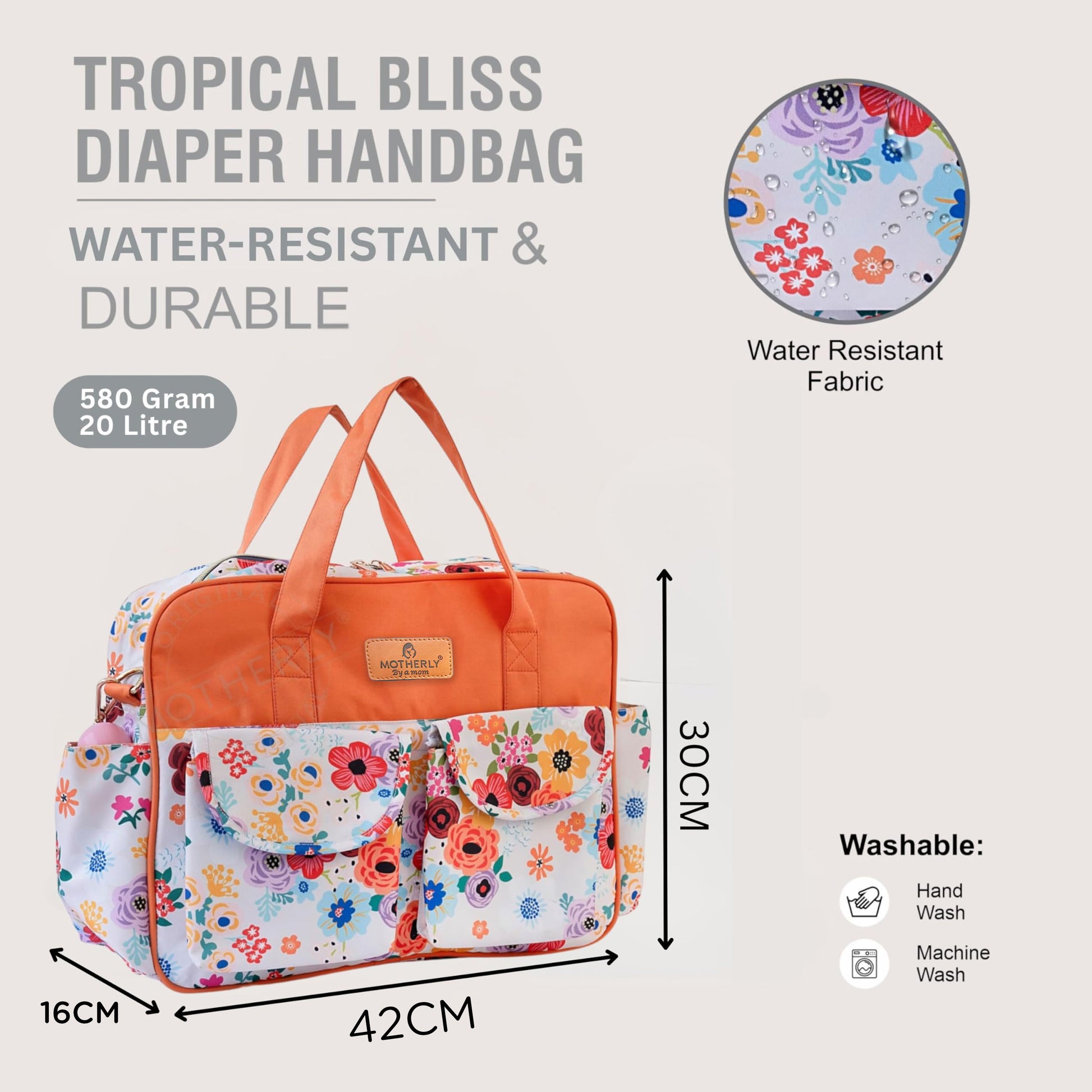 Motherly Tropical Bliss Diaper Handbag