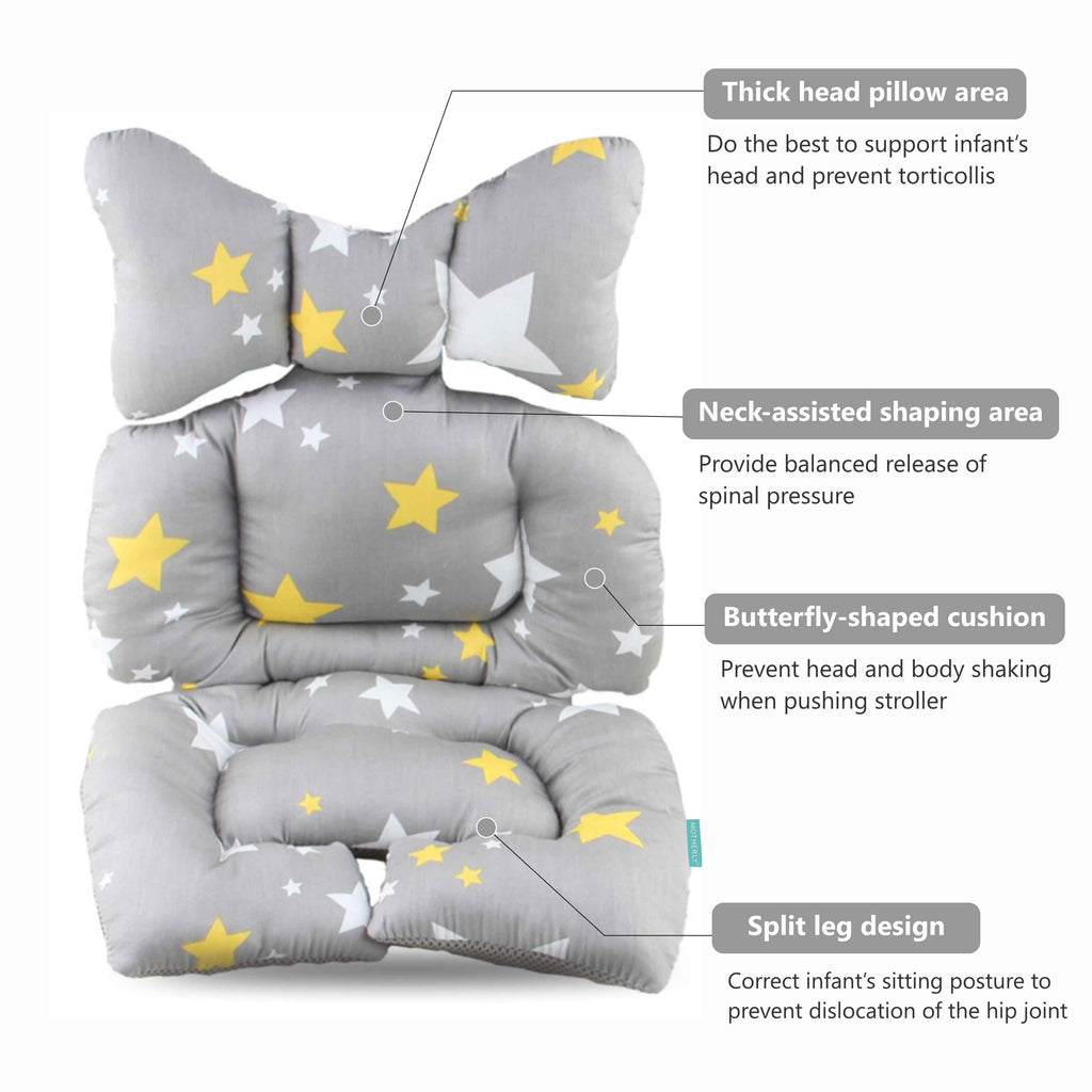 Starry Sky Baby Stroller Seat Cushion - Star Section