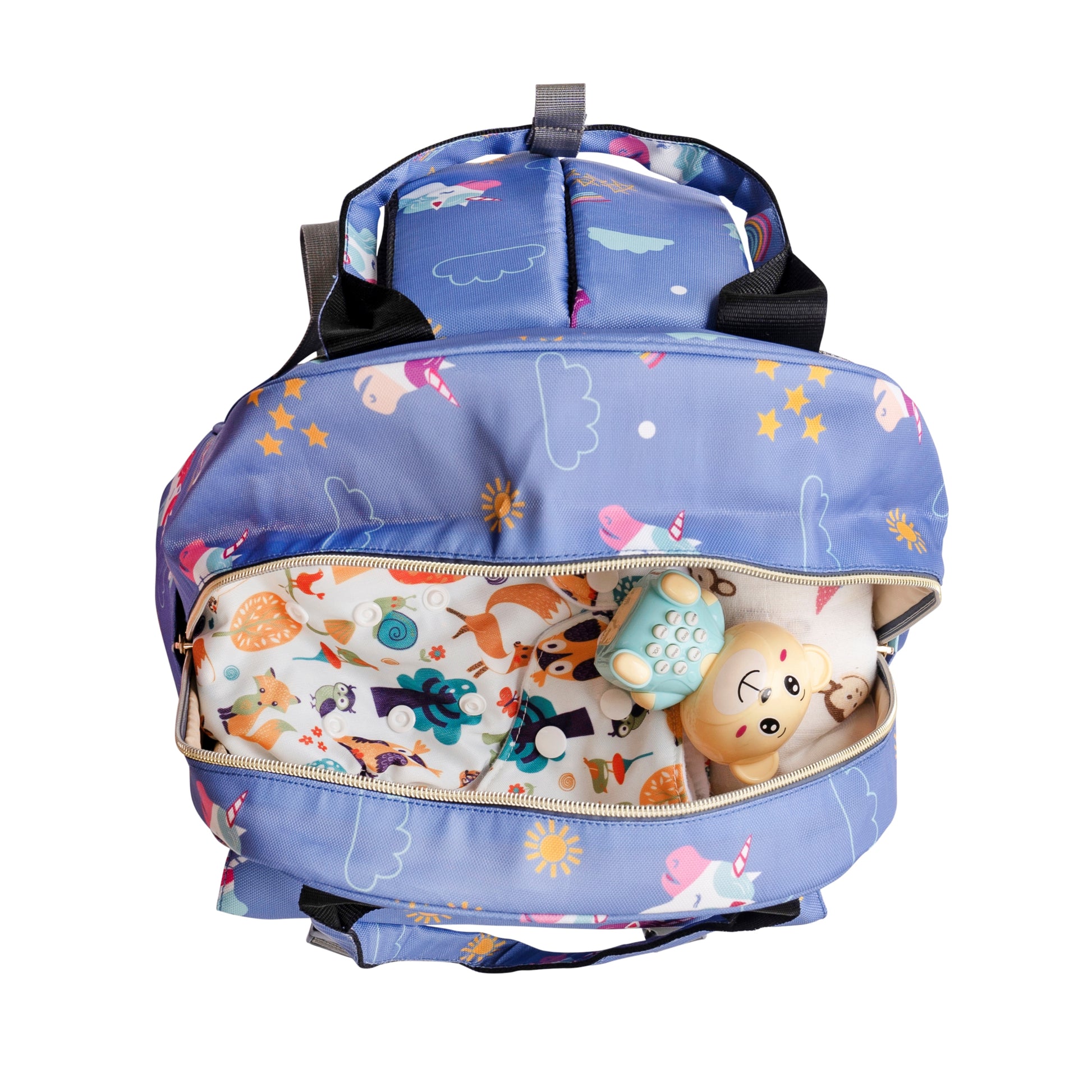 Motherly Solid Diaper Bag for Mothers for Travel, Maternity Bag for Newborn Baby, Mothers Travelling Bag, Multiple Pocket Water Resistant Baby Bag, Hospital Bag for moms (Black)