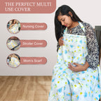 Motherly Nursing Breastfeeding Cover Scarf Cloth- Breast Feeding shawl - MOTHERLY