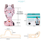 Motherly 6-in-1 Kangaroo Style with Hip Seat for Comfort Carrying Baby Carrier Bag - MOTHERLY