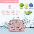 Motherly Mini Diaper Bag for Moms (Unicorn Blue) – Water-Resistant Travel & Maternity Handbag with Multiple Pockets