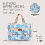 Motherly Glory Tote Diaper Bag for Mothers for Travel, Maternity Bag for Newborn Baby, Mothers Travelling Bag, Multiple Pocket Water Resistant Baby Bag, Hospital Bag for moms - MOTHERLY