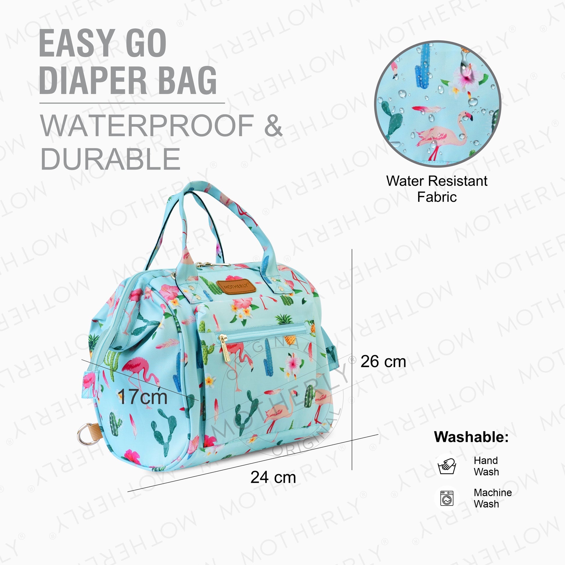 Motherly Nano Diaper Bag for Mothers | Small Diaper handbag for mom for Travel