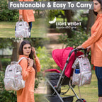 Motherly Elegant Diaper Bag for Moms – Water-Resistant Maternity & Travel Bag with Multiple Pockets & Warranty