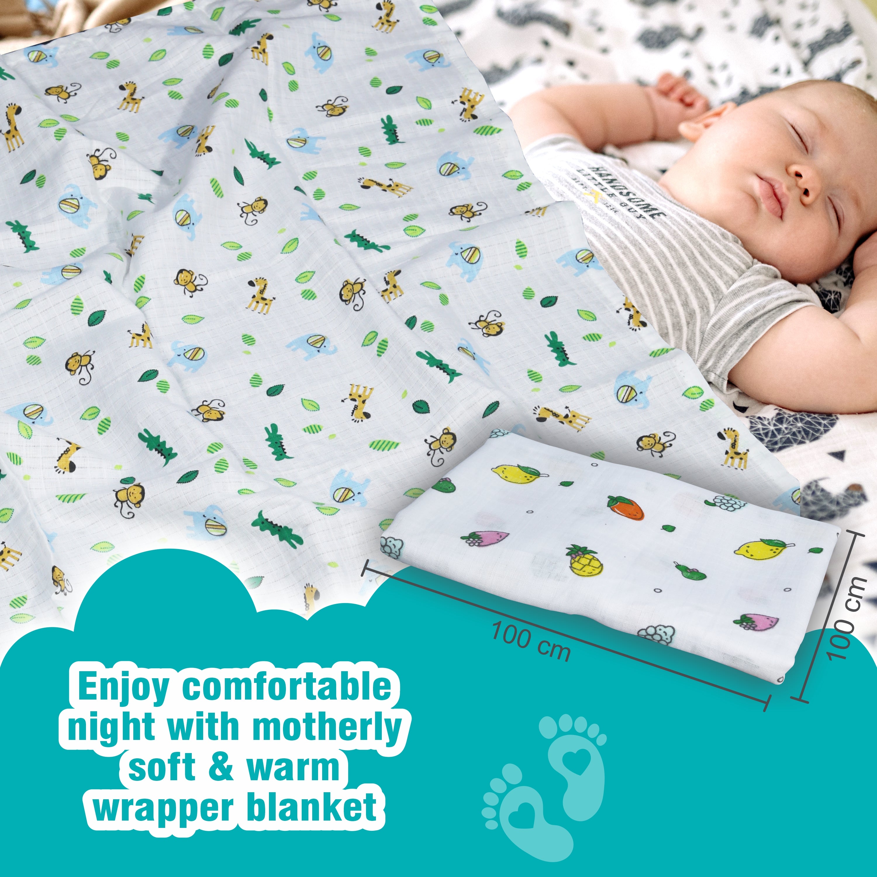 muslin cloth baby wraps