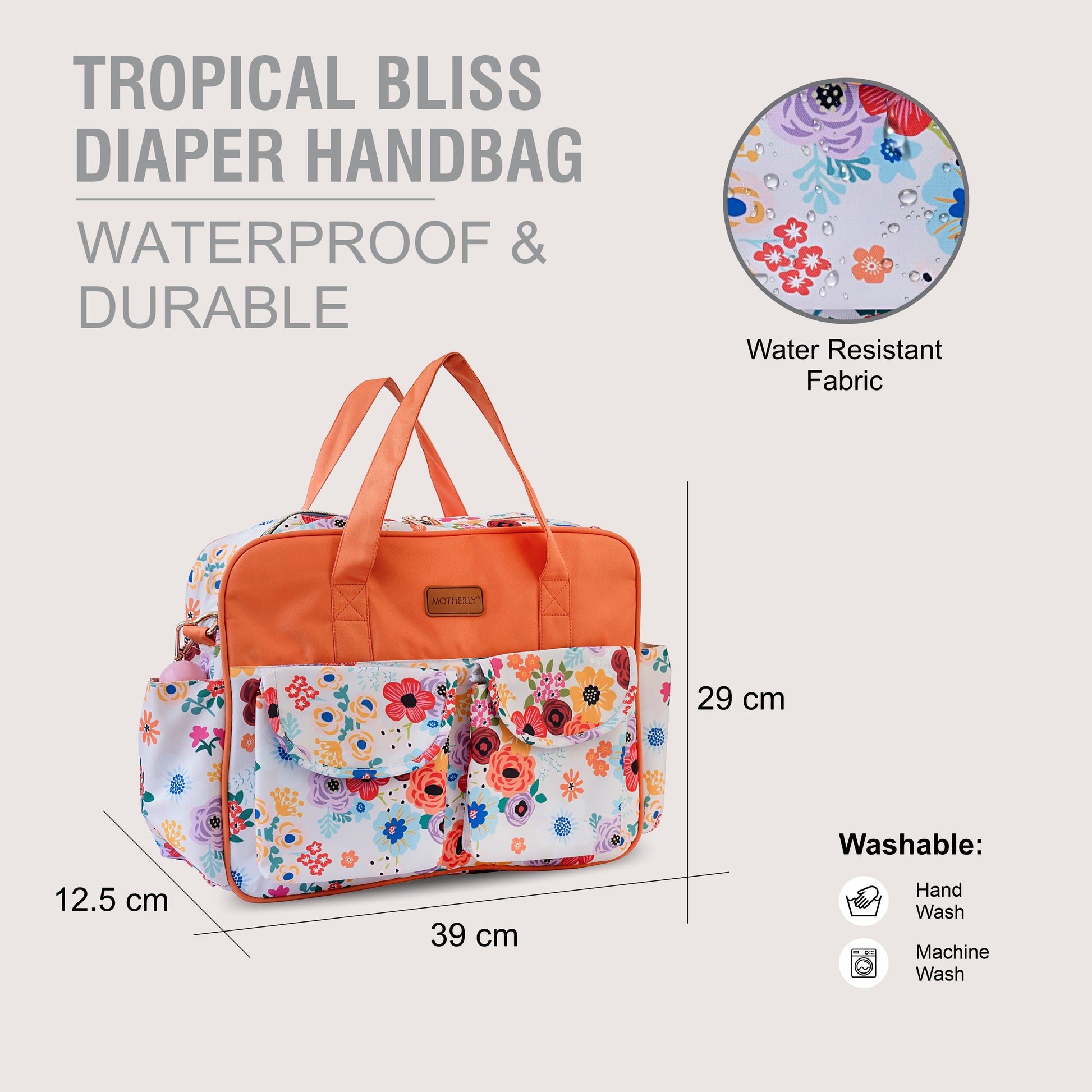 Motherly Tropical Bliss Diaper Handbag